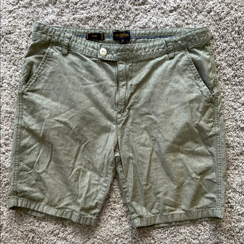 CPO Provision Men's Green Casual Shorts 32